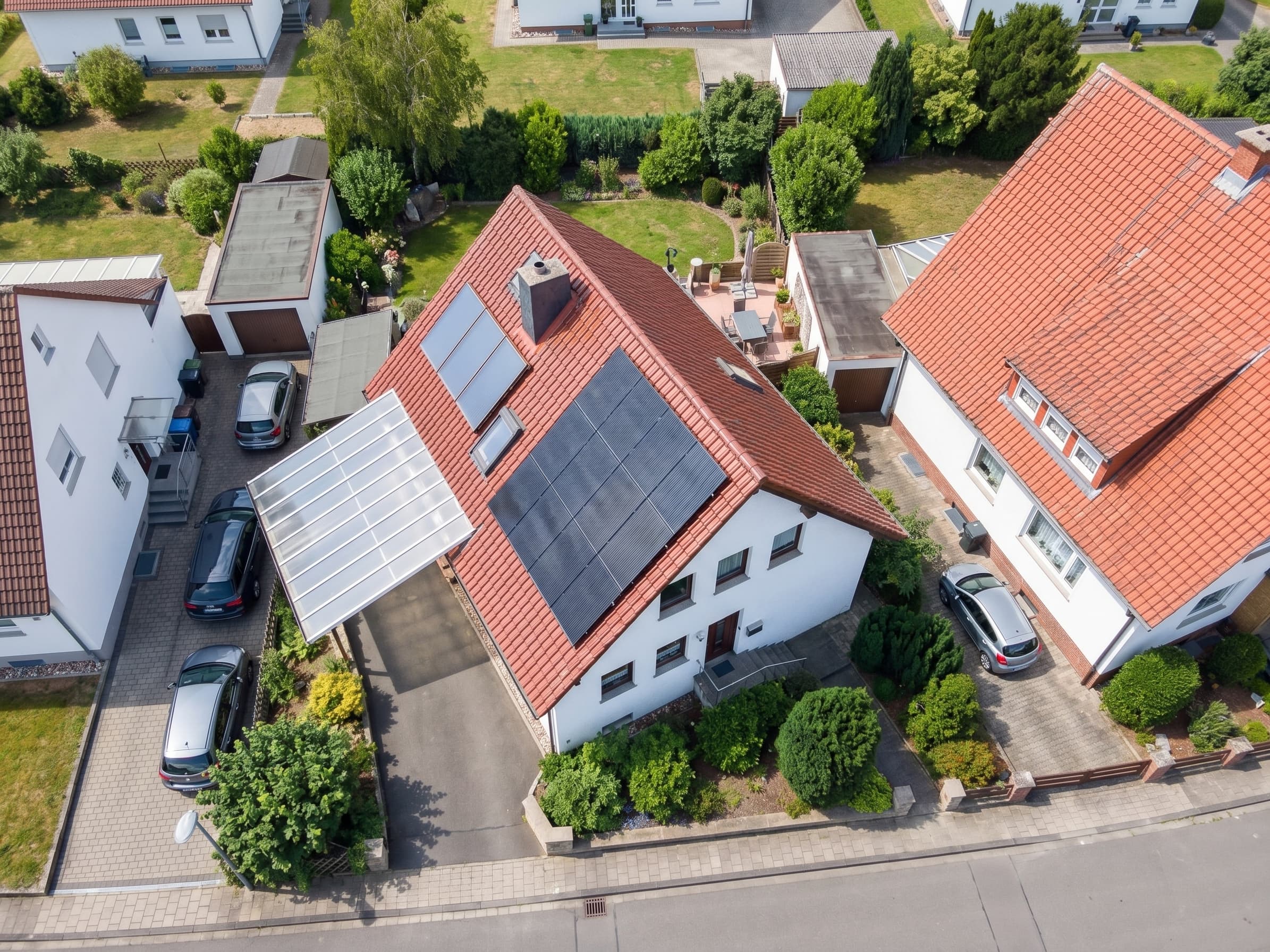 Photovoltaik-Anlage auf einem Einfamilienhaus – reales Projekt aus der Region